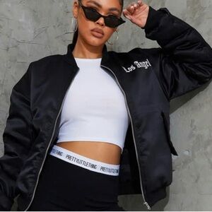 PrettyLittleThing Varsity Bomber Jacket